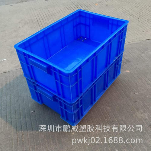PW-塑料胶箱带轮 周转箱/物料盒带轮运输 加厚29#胶箱498*320*178