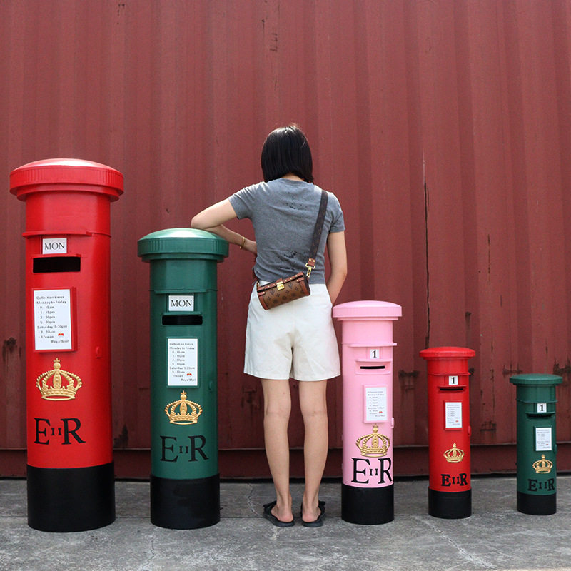 英伦邮政邮筒模型大号信箱酒吧咖啡馆复古装饰摆设创意储钱罐摆件,鲜花速递/花卉仿真/绿植园艺,其它园艺用品,淘宝优惠券,粉丝福利购,淘宝优惠卷