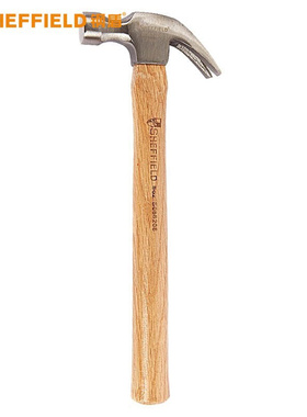 钢盾S088208胡桃木柄羊角锤木柄羊角锤木工锤羊头锤工具铁锤榔8oz