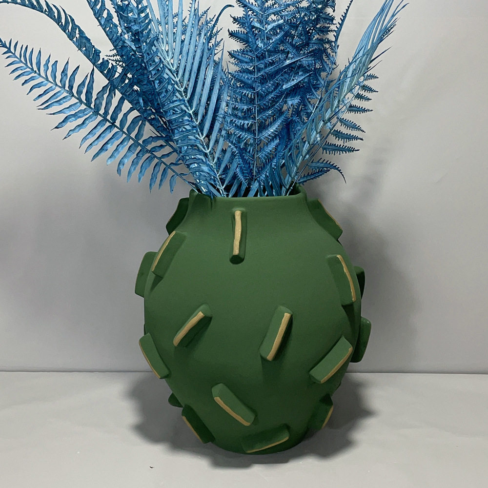 北欧极简黑白多孔陶瓷花器花瓶青花瓷摆件家居样板房软装简约,模玩/动漫/周边/娃圈三坑/桌游,文化/体育周边,淘宝优惠券,粉丝福利购,淘宝优惠卷