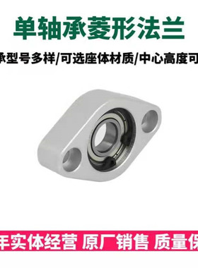 轴承座组件菱形梭形铝合金丝杆光轴固定支撑C-BACNC-BACAC-BACR