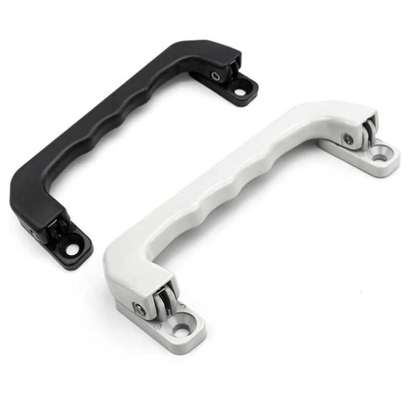 折叠拉手 LS527铝合金自动回位弹簧工具箱抽屉把手 工业箱柜提手