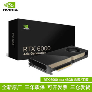 英伟达RTX6000 Ada 48GB AI深度学习工作站渲染运算专业图形显卡