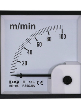 KDSI工厂供应指针式直流电压表BE-96 DC10V 100m/minCE认证电压表