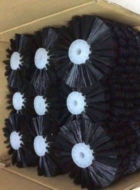 盘刷结合件Disk Brush Sub Ass 纺织机械配件 黑色圆形磨料圆盘刷