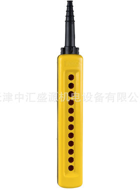 XACA12手持式按钮盒12孔黄色按钮盒XACA12空的悬挂式控制站