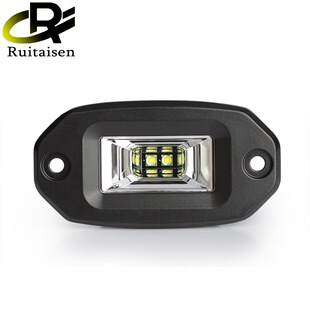 嵌入式 LED工作灯 4X4越野车保险杠卡车货车边灯 20W带耳朵 汽车灯