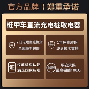 充电桩直流取电器新能源汽车快充转慢充7kw9孔转7孔转换接头房车