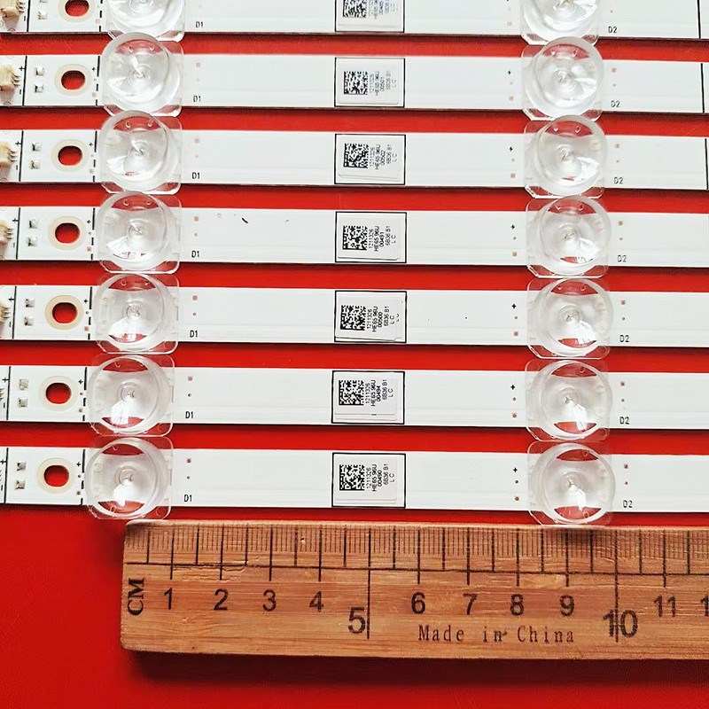 适用65寸组装机 E469119 LB6507T 液晶电视灯条7灯LED铝板