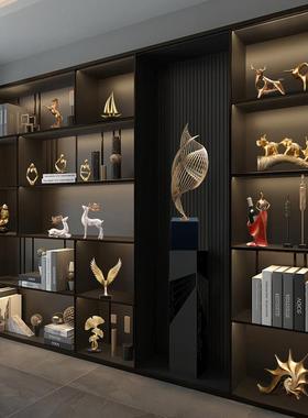 家居饰品现代轻奢高档装饰摆件客厅办公室酒柜餐边柜书柜高级软装