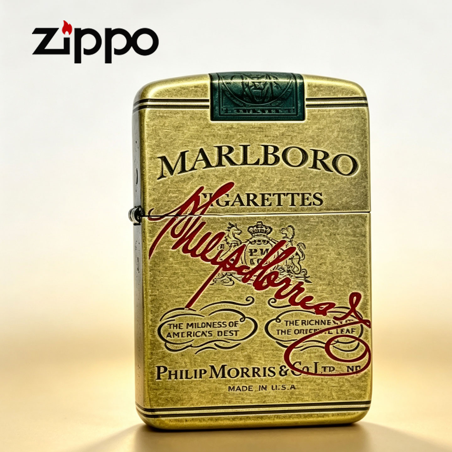 正品Zippo芝宝防风打火机送男友