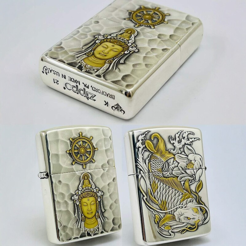 正品Zippo芝宝防风煤油打火机