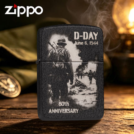 Zippo之宝打火机正品诺曼底D-DAY登陆80周年限量版煤油款收藏级