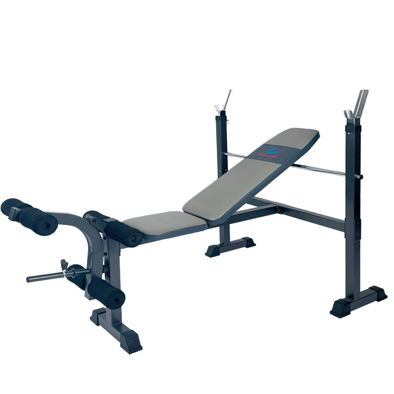 会军体育家用多功能举重床杠铃套装卧推器哑铃凳健身运动器材