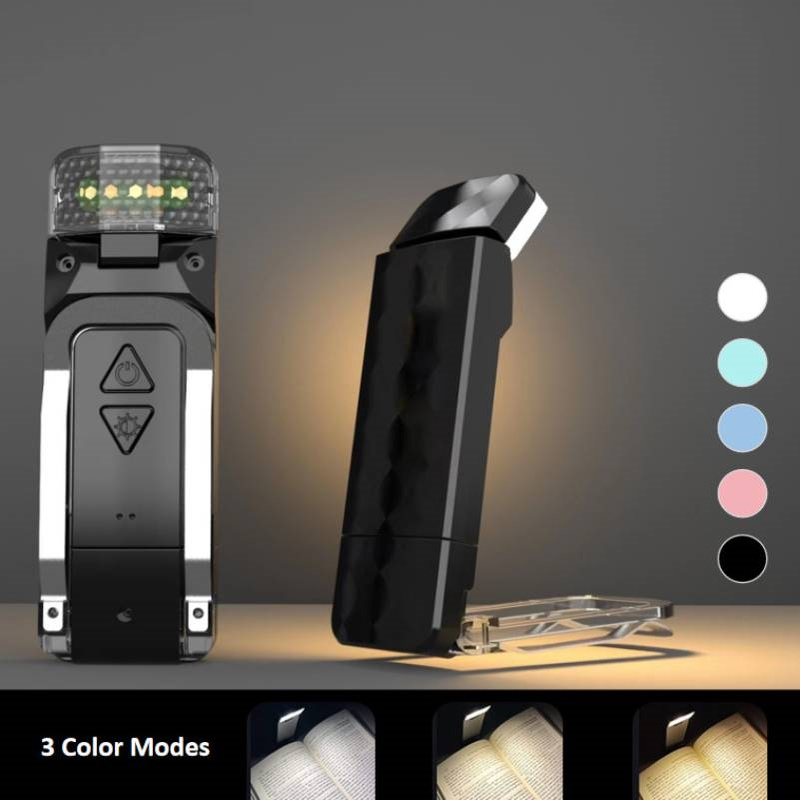 书夹灯可爱usb小夜灯学习阅读灯护眼led书灯创意充电宿舍卧室灯