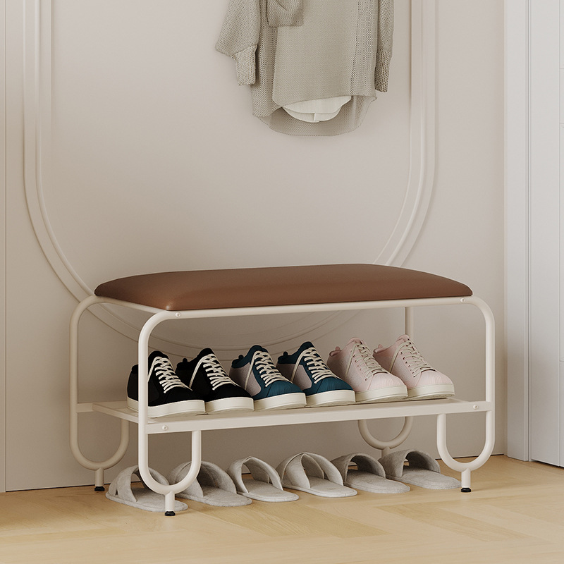 家用软坐垫凳子小板凳入户门口高级感换鞋凳结实耐用实用网红矮凳