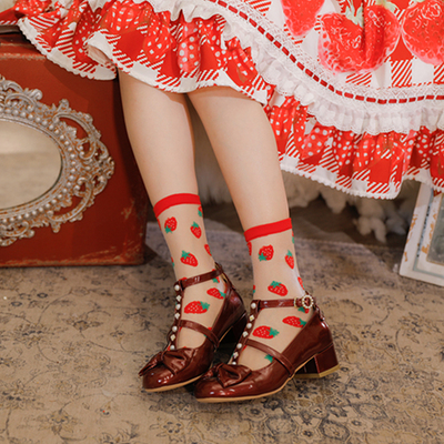 洛丽塔可爱软妹少女中筒袜