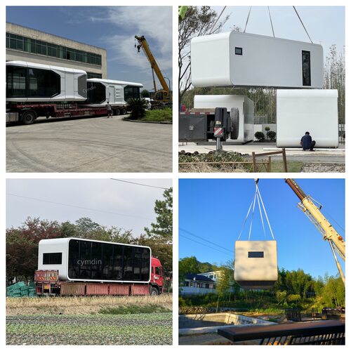 户外太空舱民宿集装箱移动房苹果舱休息办公室模块化散件成品均可