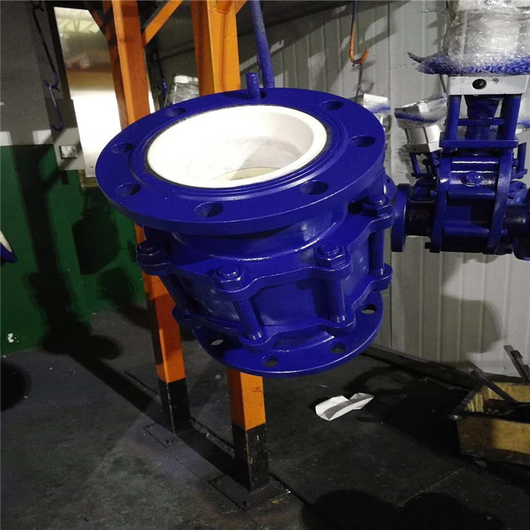 Q341TC-10P 耐磨手动陶瓷球阀DN80全衬陶瓷球阀DN65蜗轮陶瓷球阀