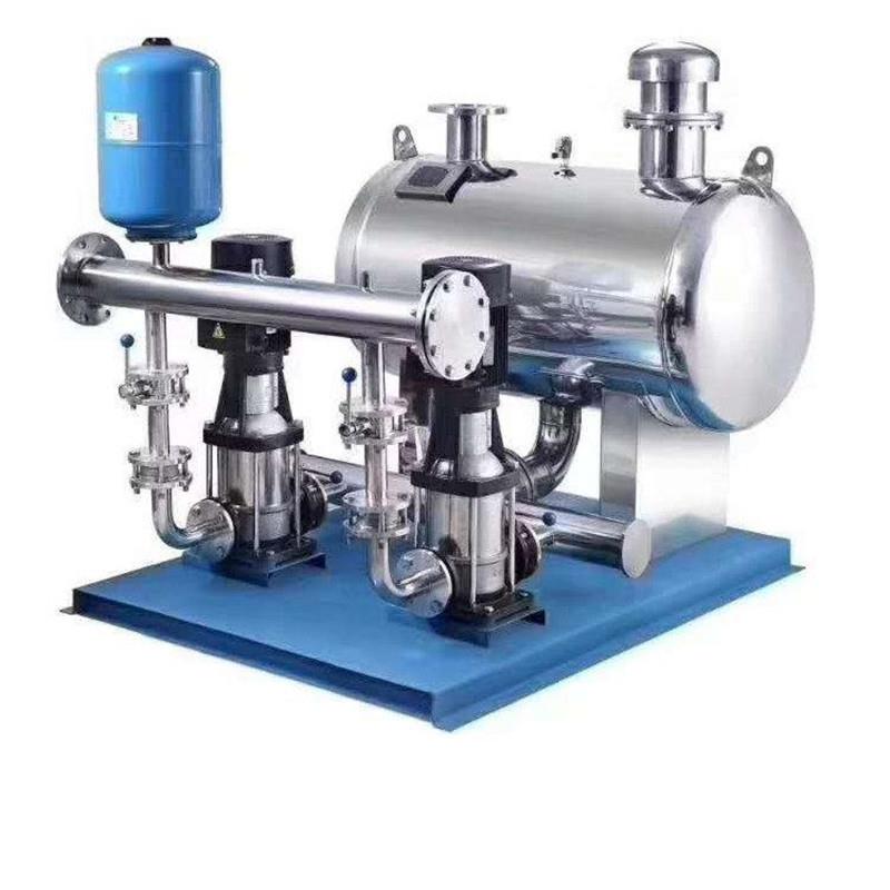 楼房二次供压供水系统水箱式无负压供水设备不锈钢304管路