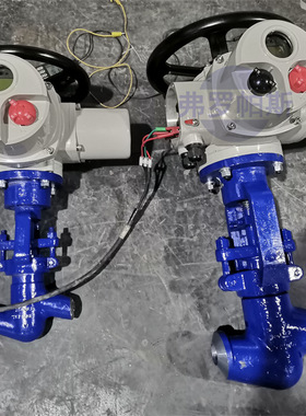 J961Y-170V DN150电动焊接截止阀 Z型电装 智能调节 蒸汽专用