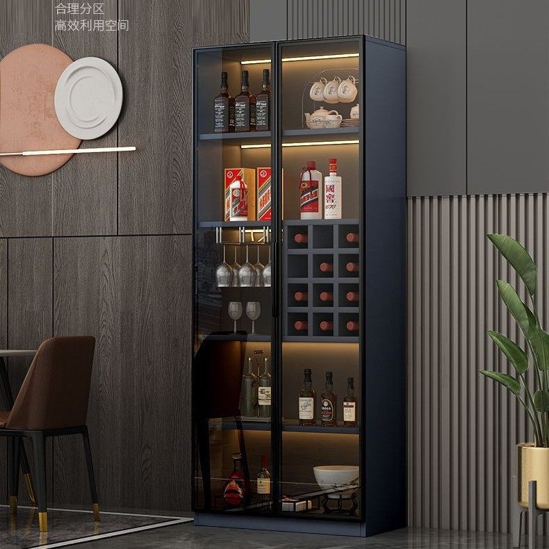 轻奢客厅置物架柜轻奢餐边柜靠墙家用酒架玻璃酒柜展示柜陈列柜,电子元器件市场,电线扎带/束线带,淘宝优惠券,粉丝福利购,淘宝优惠卷