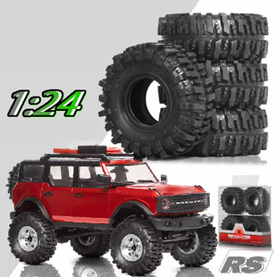 24攀爬胎1.0寸 TRX Axial 90081 4M尖叫者胎R170 SCX24 RS红蜘蛛1