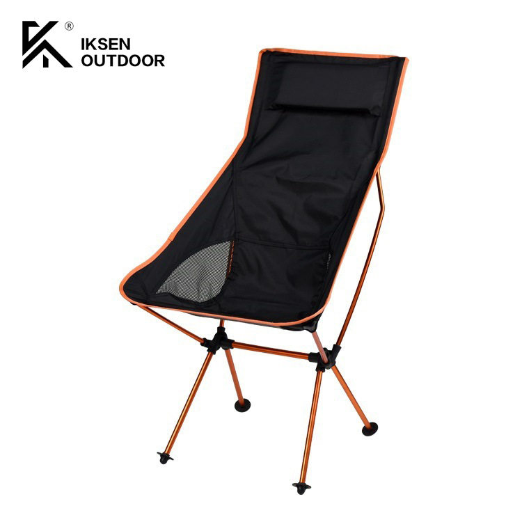 7075铝合金折叠椅户外折叠沙滩椅便携式折叠月亮椅钓鱼椅