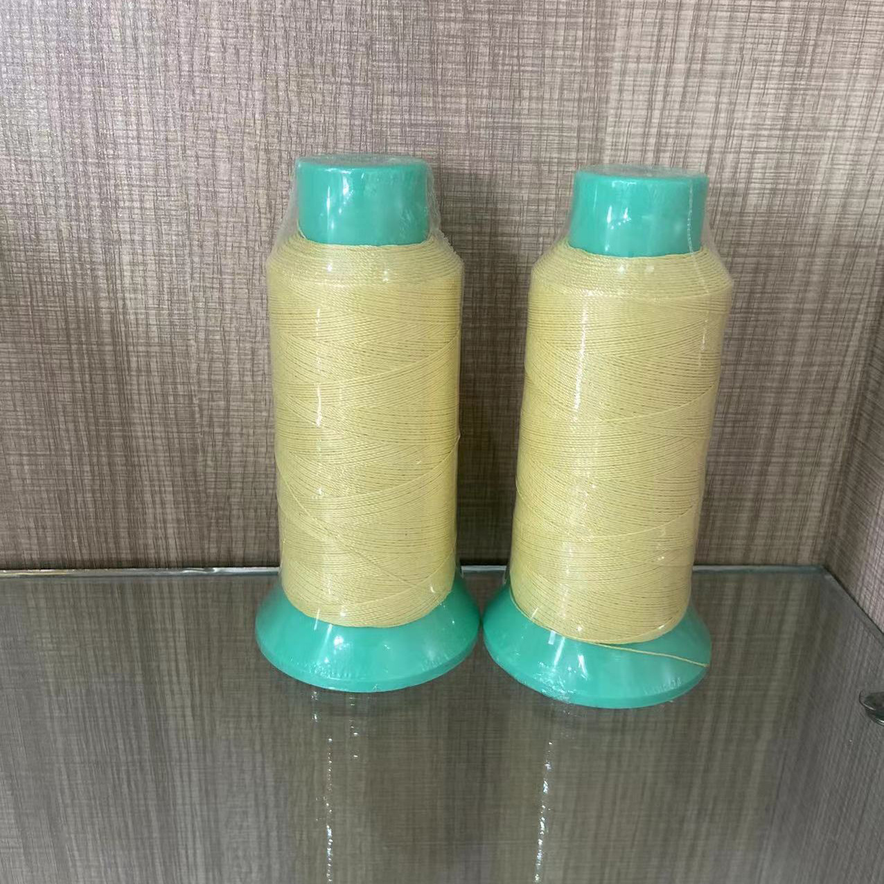 现货芳纶长丝加捻400D/3  耐高温密封填充 电缆填充丝防火芳纶线