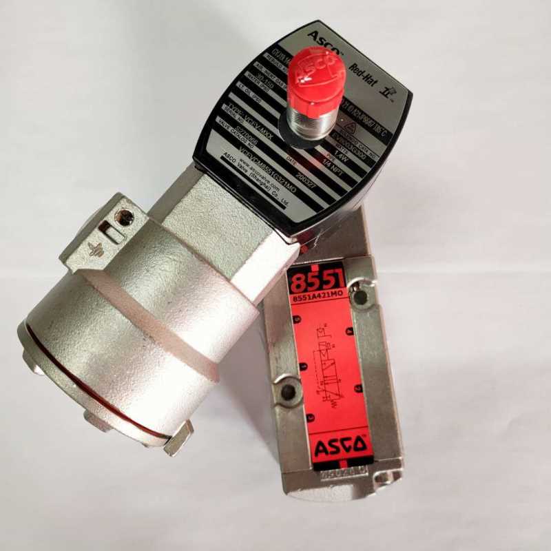 ASCO电磁阀 不锈钢材质 VCEVCM8551G321MO 24dc 带手动操作