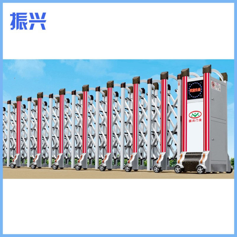 厂家供应 ST188-D自动伸缩门 豪华铝合金伸缩门