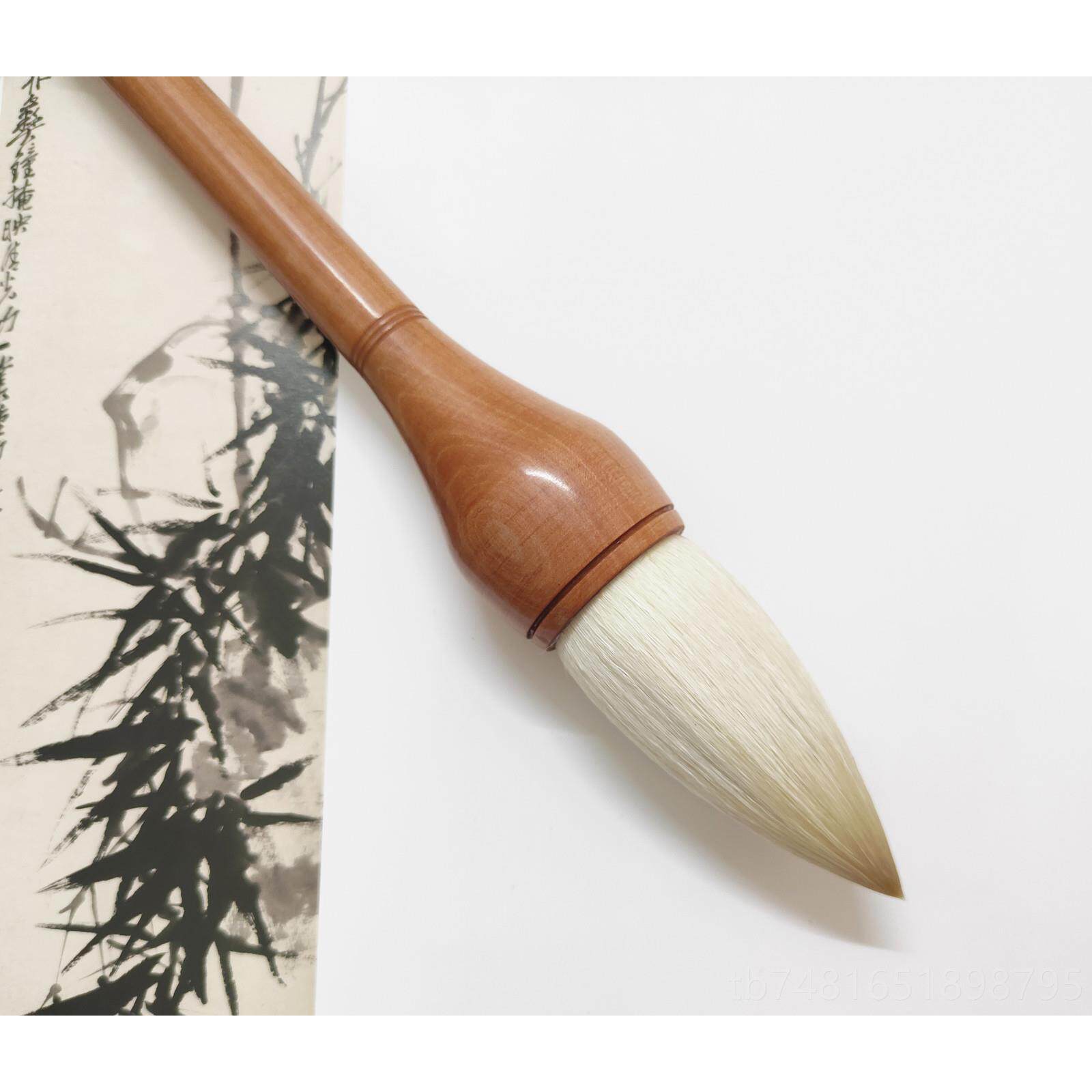 正品国画牡花卉羊毫短锋毛笔提斗套装专花用鸟花荷写意丹书画大号