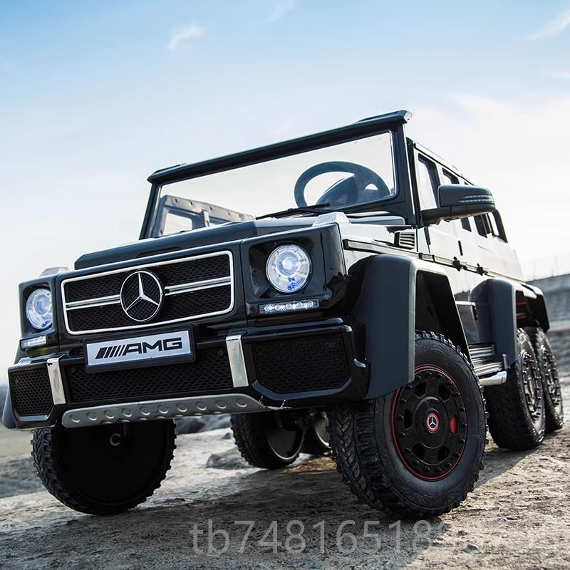 正品六轮奔授驰权G6 可AMG皮卡大g儿童电动车双人3越野汽车充电坐