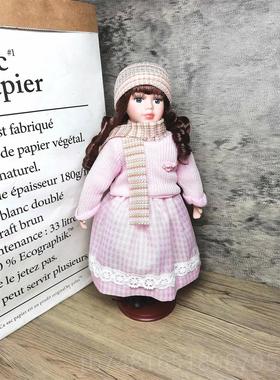 正品41厘米少萌女心出口欧家美陶瓷仿真洋娃娃办公室里客厅装饰超