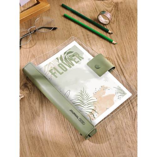 a5活页本可拆卸手账本外壳活页纸b5替芯软皮笔记本子定制可印logo