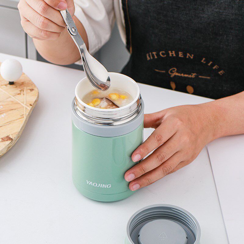 全陶瓷内胆双层真空保温杯简约时尚女士学生咖啡豆浆牛奶随手水杯