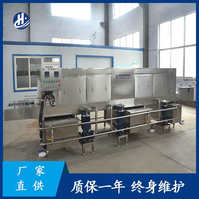 控温灭菌型洗筐机自动翻转复式洗筐机高压喷淋洗筐机厂家供应