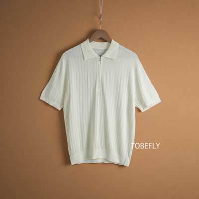 320g天丝亚麻混纺透气短袖