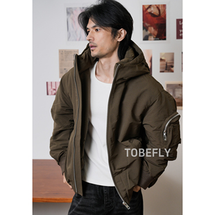 防风保暖外套25228 连帽羽绒服25冬季 Tobefly工装 挺阔小牛津经典
