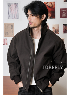 Tobefly耐脏休闲夹克式立领羽绒服25冬季舒适防风保暖外套25392