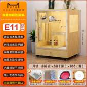 正品 烦人猫实木阳质家用猫别墅猫舍笼猫窝屋带屉所厕室内小型抽豪