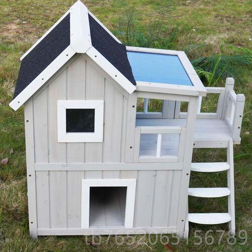 正品窝实木质宠物窝室户外猫家用猫咪防笼子内猫屋流浪猫雨防晒猫