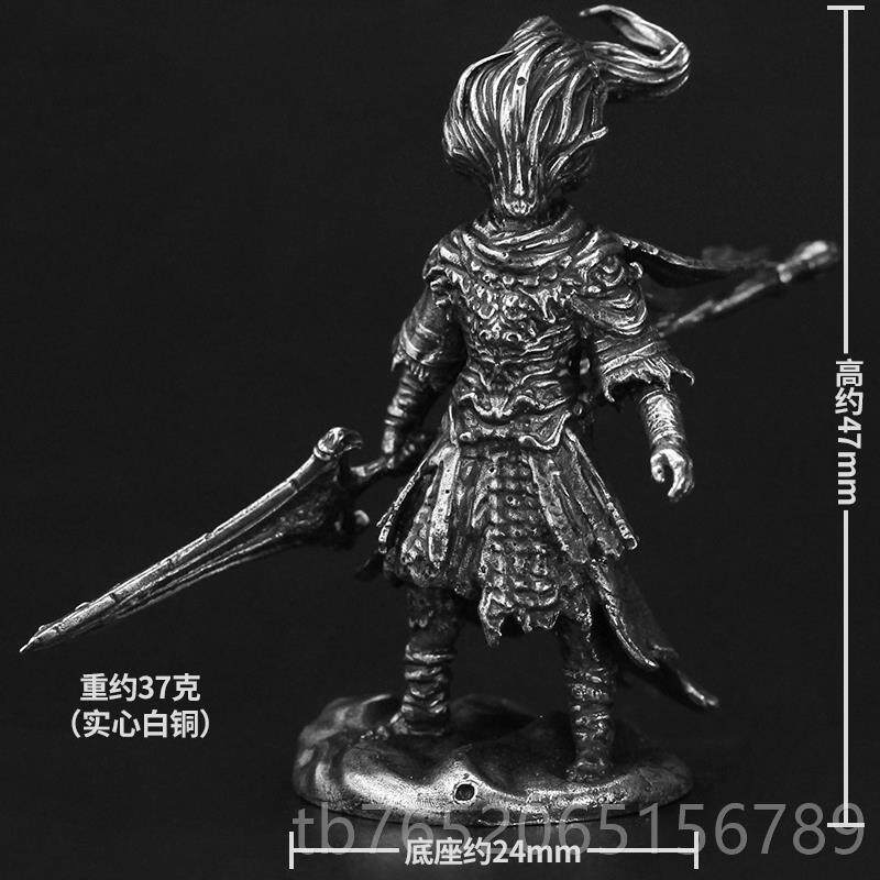 正品物金属棋子摆者件黑暗办之魂无名王手兵人模型桌面游戏礼男玩