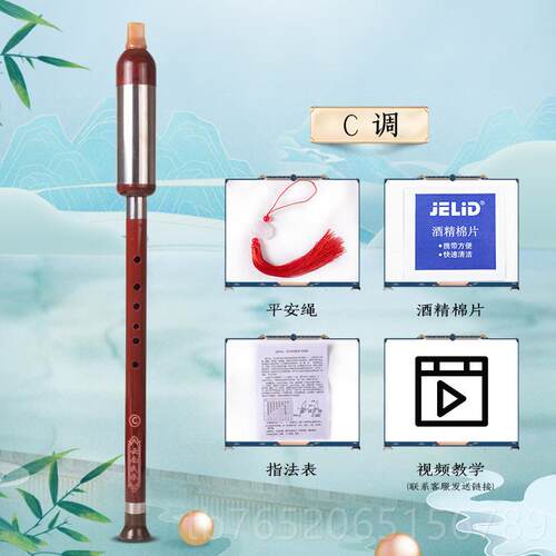 正品巴木乌树脂吹仿红G调F调C调小学生成人演奏初学入门者巴竖乌