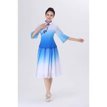 正品现代裙民国学服生舞蹈服演出装追忆1911舞装蹈舞表演服女装