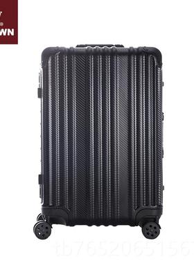 正品C冠1ROWN/皇铝行李箱拉杆箱女托运箱铝框旅行箱男女密码框箱5