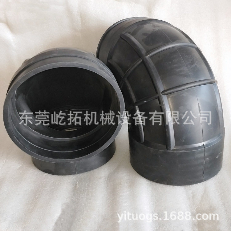 SA55/75复盛进气阀弯头M100*110软管90度橡胶进气管空压机配件