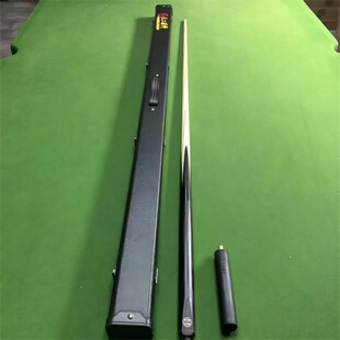 天工布衣台球杆英式斯诺克小头球杆中式黑八单节通体桌球杆