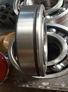 轴承工厂供应三钢材质外圈带槽6406N老代号5040650槽高碳铬钢材质