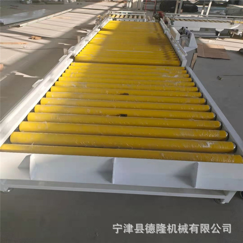 托盘包胶滚筒输送线 防磕碰辊道输送机 直角转弯接驳 旋转滚筒线